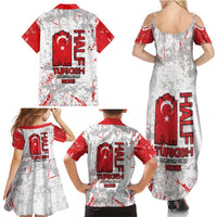 Turkey Family Matching Summer Maxi Dress and Hawaiian Shirt Half Turkish Is Better Than None - Wonder Print Shop