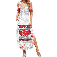 Turkey Family Matching Summer Maxi Dress and Hawaiian Shirt Half Turkish Is Better Than None - Wonder Print Shop