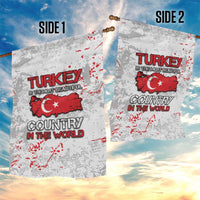 Turkey Garden Flag Half Turkish Is Better Than None - Wonder Print Shop