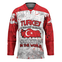Turkey Hockey Jersey Half Turkish Is Better Than None - Wonder Print Shop