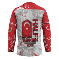 Turkey Hockey Jersey Half Turkish Is Better Than None - Wonder Print Shop
