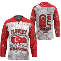 Turkey Hockey Jersey Half Turkish Is Better Than None - Wonder Print Shop