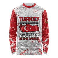 Turkey Long Sleeve Shirt Half Turkish Is Better Than None - Wonder Print Shop
