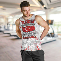 Turkey Men Tank Top Half Turkish Is Better Than None - Wonder Print Shop