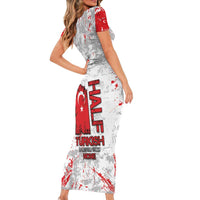 Turkey Short Sleeve Bodycon Dress Half Turkish Is Better Than None - Wonder Print Shop