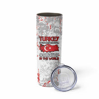 Turkey Skinny Tumbler Half Turkish Is Better Than None - Wonder Print Shop