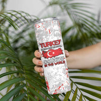 Turkey Skinny Tumbler Half Turkish Is Better Than None - Wonder Print Shop