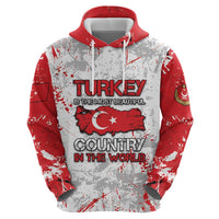 Turkey Zip Hoodie Half Turkish Is Better Than None - Wonder Print Shop