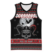Vikings Christmas Basketball Jersey Fa La La La Fus Ro Dah - Wonder Print Shop