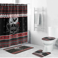 Vikings Christmas Bathroom Set Fa La La La Fus Ro Dah - Wonder Print Shop