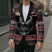 Vikings Christmas Blazer Fa La La La Fus Ro Dah - Wonder Print Shop