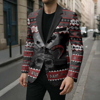 Vikings Christmas Blazer Fa La La La Fus Ro Dah - Wonder Print Shop