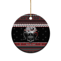 Vikings Christmas Ceramic Ornament Fa La La La Fus Ro Dah - Wonder Print Shop