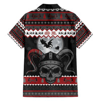 Vikings Christmas Hawaiian Shirt Fa La La La Fus Ro Dah - Wonder Print Shop
