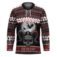 Vikings Christmas Hockey Jersey Fa La La La Fus Ro Dah - Wonder Print Shop