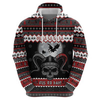 Vikings Christmas Hoodie Fa La La La Fus Ro Dah - Wonder Print Shop
