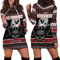 Vikings Christmas Hoodie Dress Fa La La La Fus Ro Dah - Wonder Print Shop