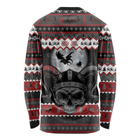 Vikings Christmas Long Sleeve Shirt Fa La La La Fus Ro Dah - Wonder Print Shop