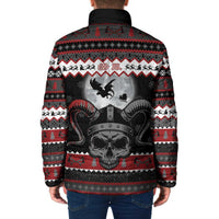 Vikings Christmas Padded Jacket Fa La La La Fus Ro Dah - Wonder Print Shop