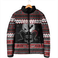 Vikings Christmas Padded Jacket Fa La La La Fus Ro Dah - Wonder Print Shop