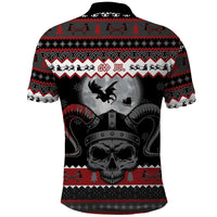Vikings Christmas Polo Shirt Fa La La La Fus Ro Dah - Wonder Print Shop