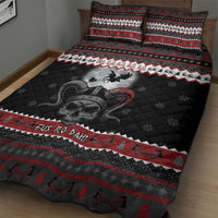 Vikings Christmas Quilt Bed Set Fa La La La Fus Ro Dah - Wonder Print Shop