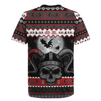 Vikings Christmas Rugby Jersey Fa La La La Fus Ro Dah - Wonder Print Shop