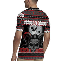 Vikings Christmas Rugby Jersey Fa La La La Fus Ro Dah - Wonder Print Shop