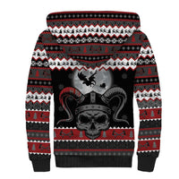 Vikings Christmas Sherpa Hoodie Fa La La La Fus Ro Dah - Wonder Print Shop