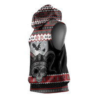Vikings Christmas Sleeveless Hoodie Fa La La La Fus Ro Dah - Wonder Print Shop