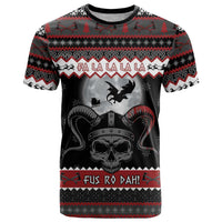 Vikings Christmas T Shirt Fa La La La Fus Ro Dah - Wonder Print Shop