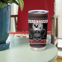 Vikings Christmas Tumbler Cup Fa La La La Fus Ro Dah - Wonder Print Shop