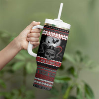 Vikings Christmas Tumbler With Handle Fa La La La Fus Ro Dah - Wonder Print Shop