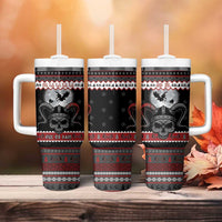 Vikings Christmas Tumbler With Handle Fa La La La Fus Ro Dah - Wonder Print Shop