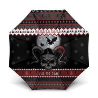 Vikings Christmas Umbrella Fa La La La Fus Ro Dah - Wonder Print Shop