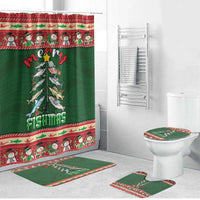 Fishing Christmas Bathroom Set Merry Fishmas - Wonder Print Shop
