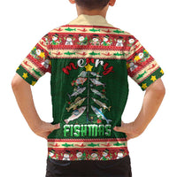 Fishing Christmas Family Matching Puletasi and Hawaiian Shirt Merry Fishmas - Wonder Print Shop