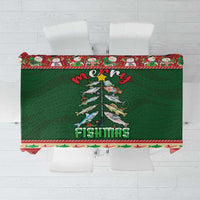 Fishing Christmas Tablecloth Merry Fishmas - Wonder Print Shop