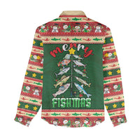 Fishing Christmas Women Casual Shirt Merry Fishmas - Wonder Print Shop