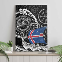 Viking Iceland Canvas Wall Art Icelander Viking Ship