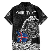Personalized Viking Iceland Family Matching Short Sleeve Bodycon Dress and Hawaiian Shirt Icelander Viking Ship
