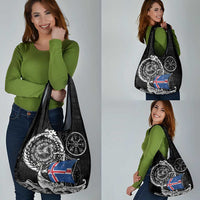 Viking Iceland Grocery Bag Icelander Viking Ship