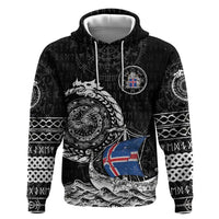 Personalized Viking Iceland Hoodie Icelander Viking Ship
