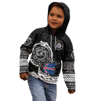 Personalized Viking Iceland Kid Hoodie Icelander Viking Ship