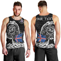 Personalized Viking Iceland Men Tank Top Icelander Viking Ship