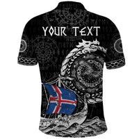 Personalized Viking Iceland Polo Shirt Icelander Viking Ship
