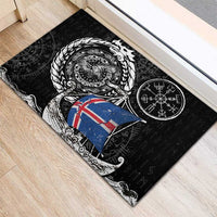 Viking Iceland Rubber Doormat Icelander Viking Ship