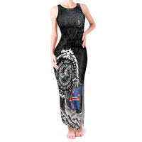 Personalized Viking Iceland Tank Maxi Dress Icelander Viking Ship
