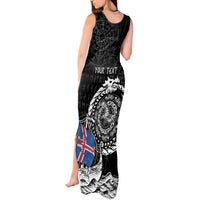 Personalized Viking Iceland Tank Maxi Dress Icelander Viking Ship