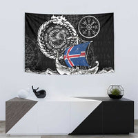 Viking Iceland Tapestry Icelander Viking Ship